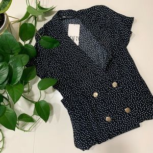 Zara Blazer Romper Dress